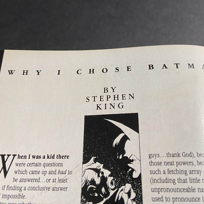 Batman 400 Stephen King Intro