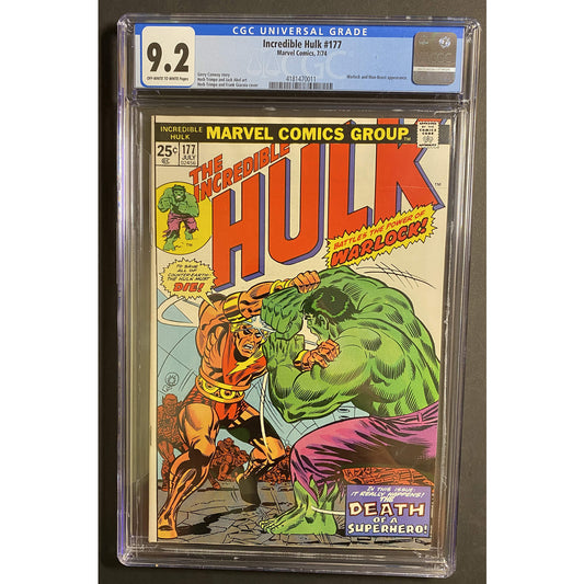 bronze age incredible Hulk, graded by CGC