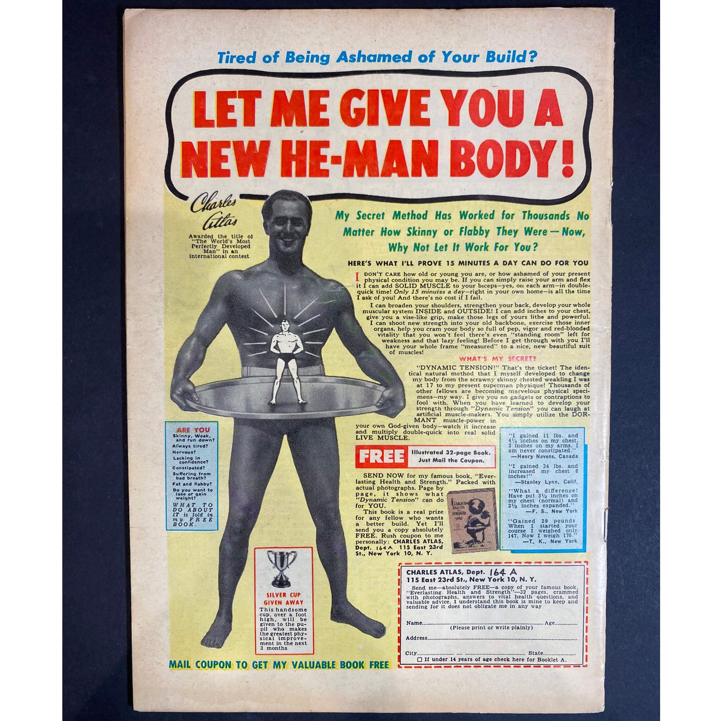 golden age comic book ads