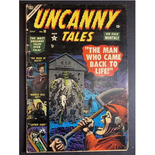 atlas comics uncanny tales cover art