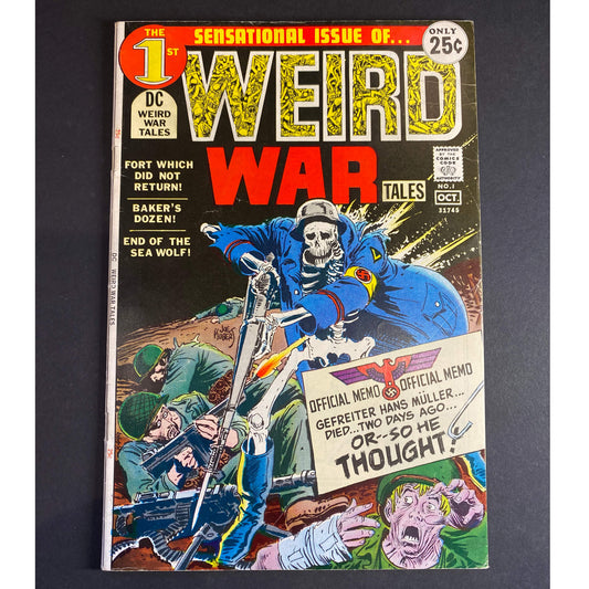 weird war tales #1 cover art by Joe Kubert