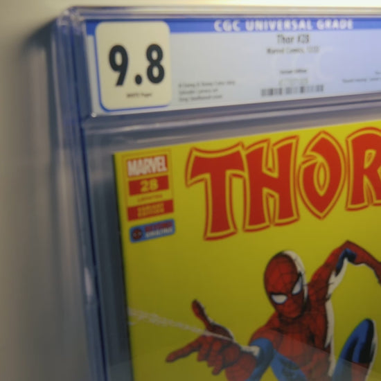 thor 28 Spider Man Variant Cover video