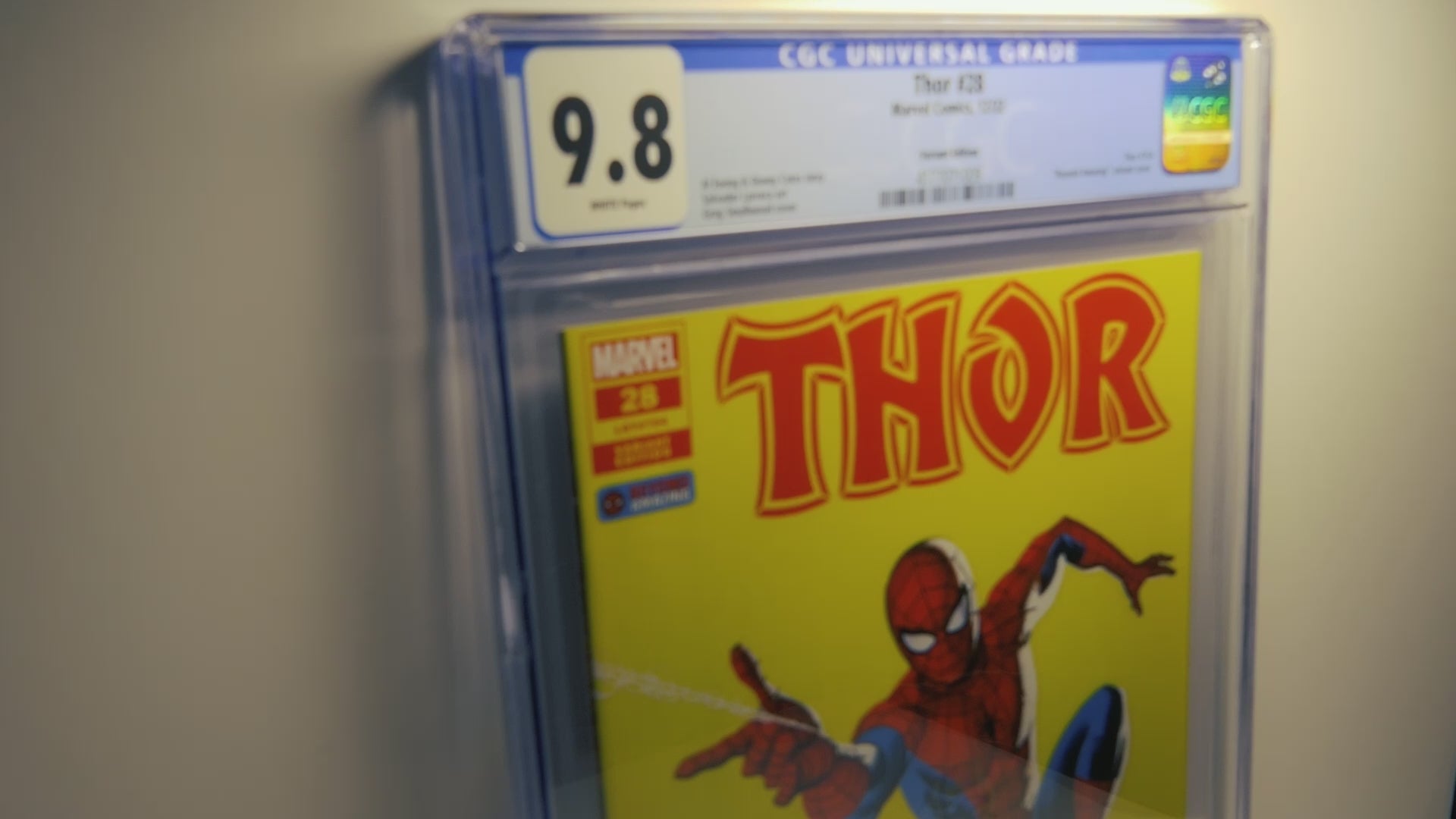 thor 28 Spider Man Variant Cover video