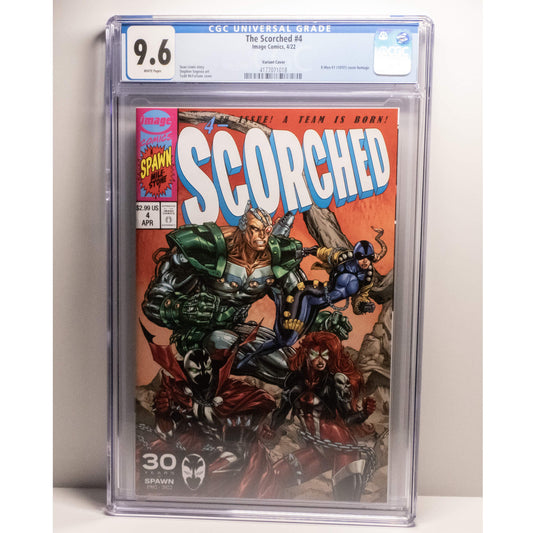 the scorched #4 Todd McFarlane Variant Cover