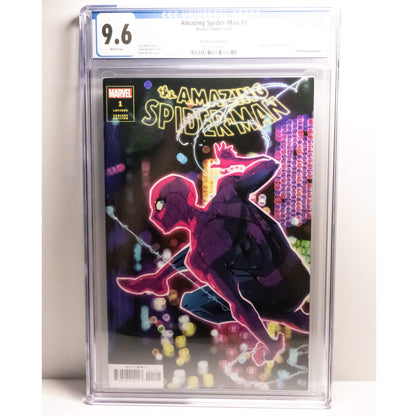 spider-man #1 CGC 9.6 variant cover