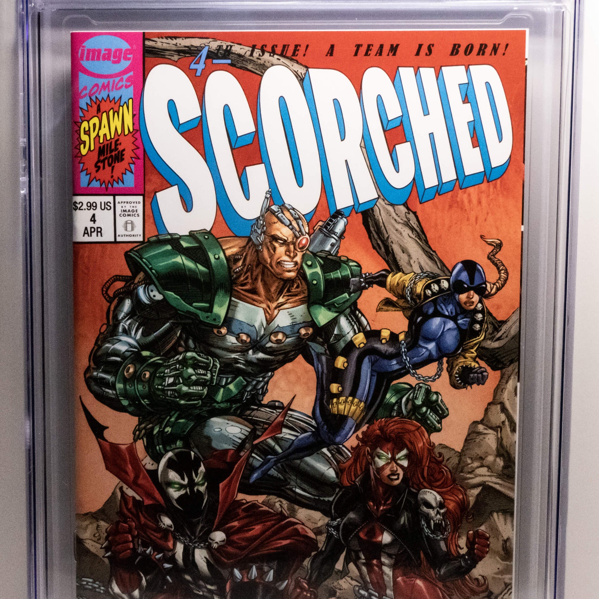 the scorched #4 McFarlane Variant Cover B X-men