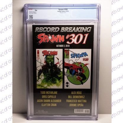 spawn 300 CGC back cover