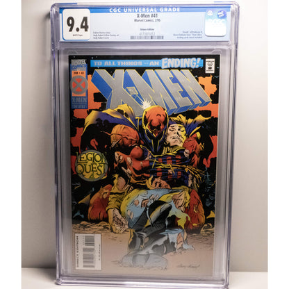 x-men 41 death of professor x cgc graded at end of earth one